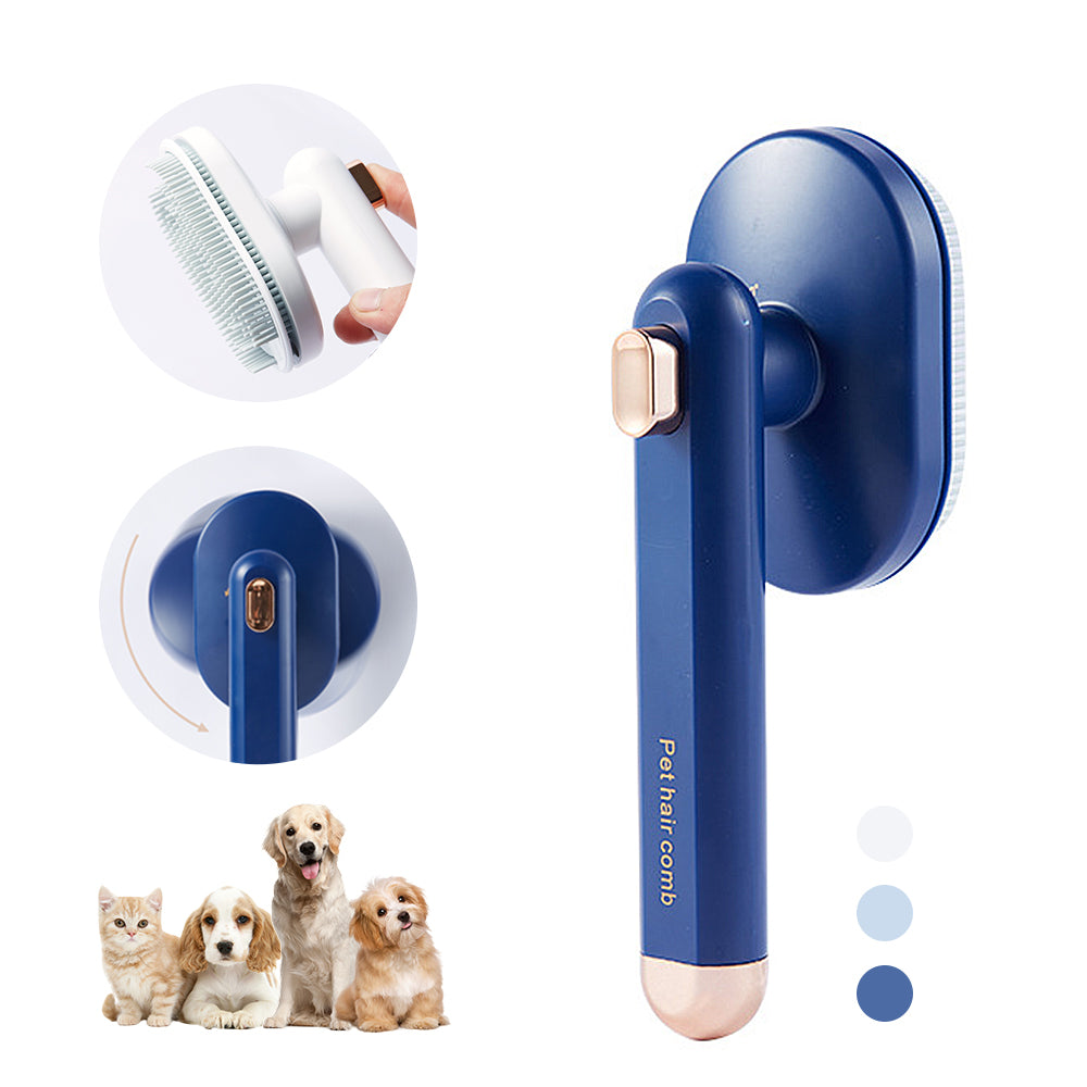 Pet Grooming Self-Cleaning Comb – For Cats & Dogs